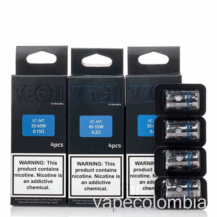 Bobinas De Repuesto Vape Desechables Vaperz Cloud Vc Tech Bobinas De 0.8ohm Vc Tech